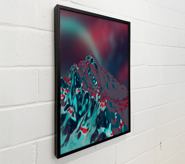 Teal Metallic Mountain