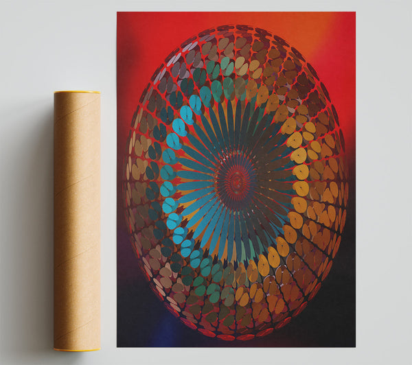 Teal Orb Of Dreams Giclee Print