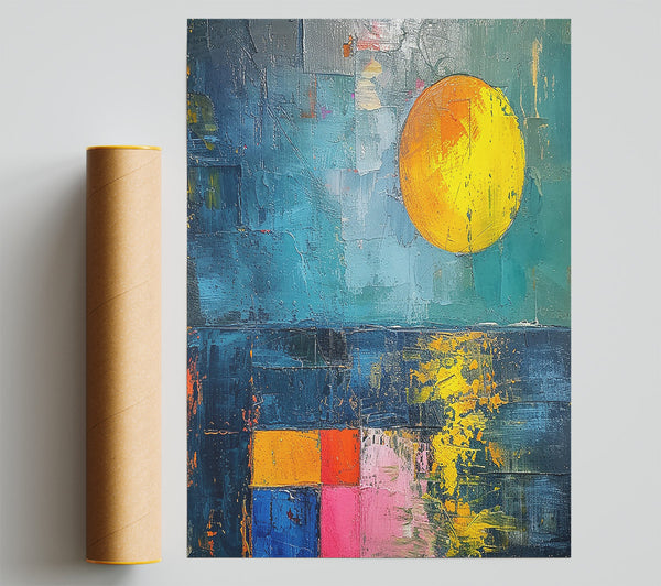 Sun On The Sea Print