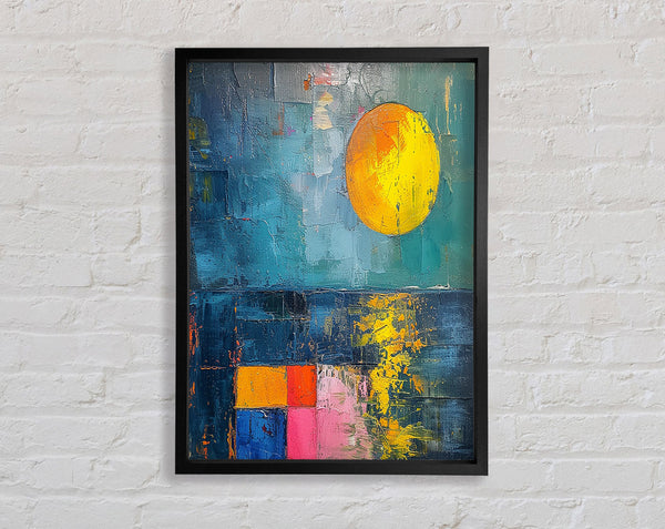 Sun On The Sea Framed Print