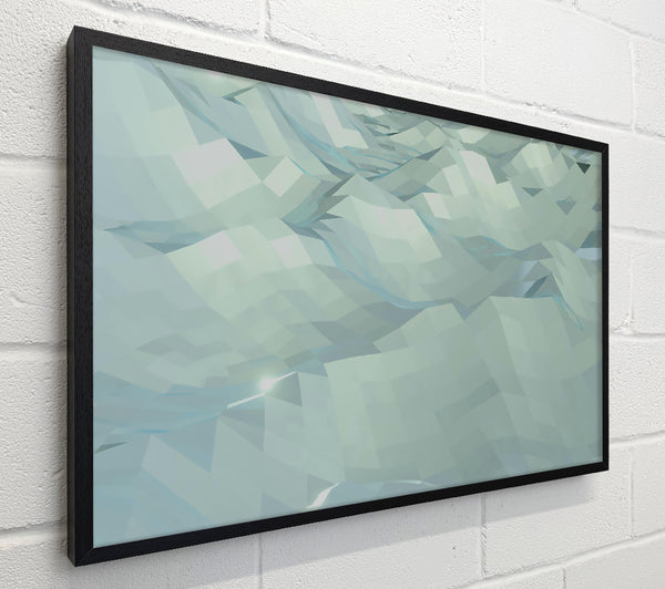 Pale Green Polygons