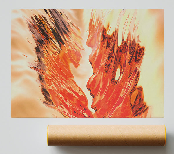 Crimson Reflection Poster