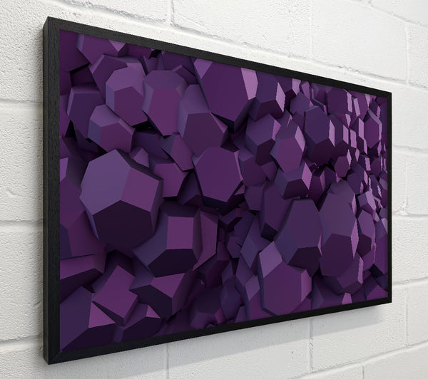 Purple Geometric Formations