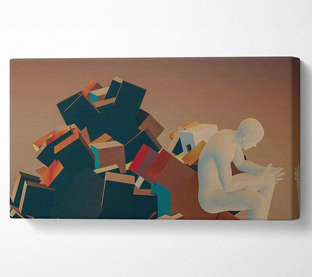  A Canvas Print of The Brown Crumble Canvas Print
