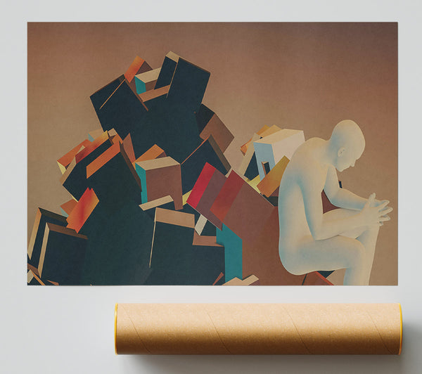 The Brown Crumble Giclee Print