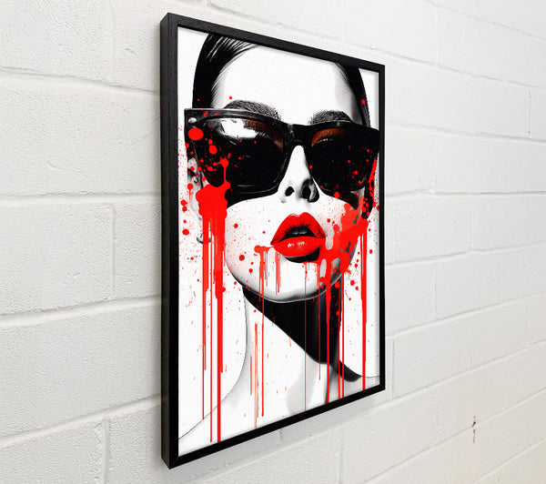 Sunglasses Fashion Red Splash