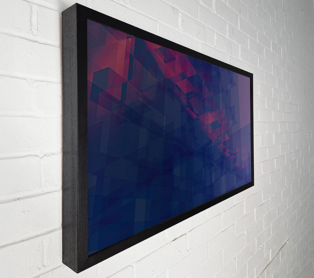  A Canvas Print of Crimson Grid Dream Canvas Print