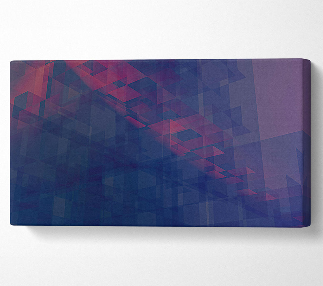  A Canvas Print of Crimson Grid Dream Canvas Print