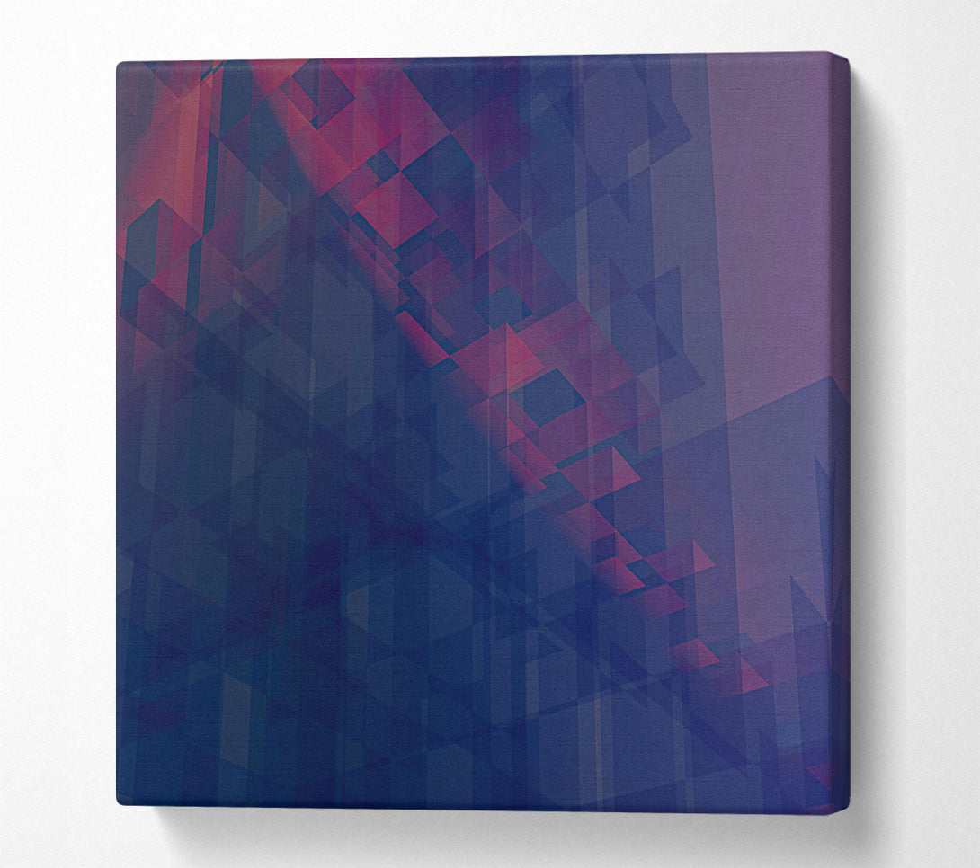  A Canvas Print of Crimson Grid Dream Canvas Print