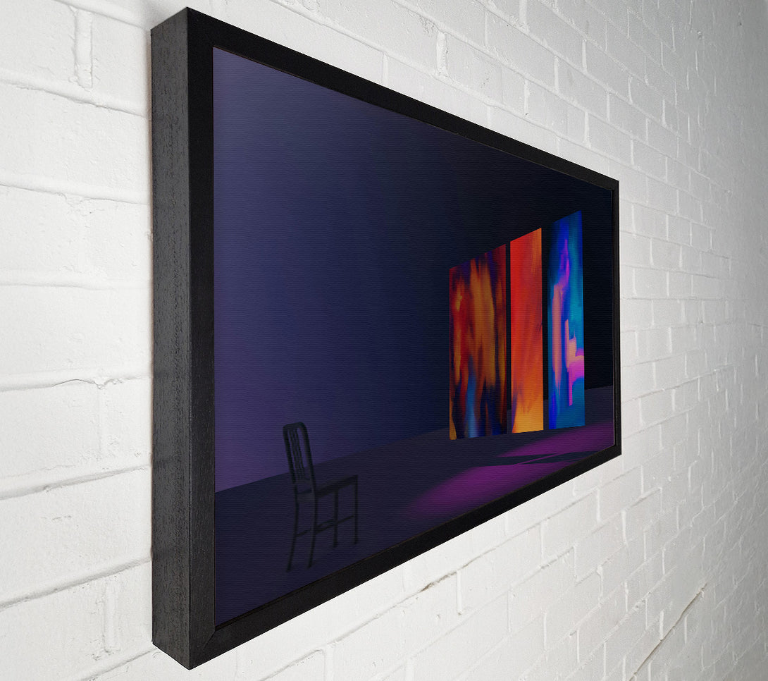  A Canvas Print of Blue Canvas Reflections Canvas Art