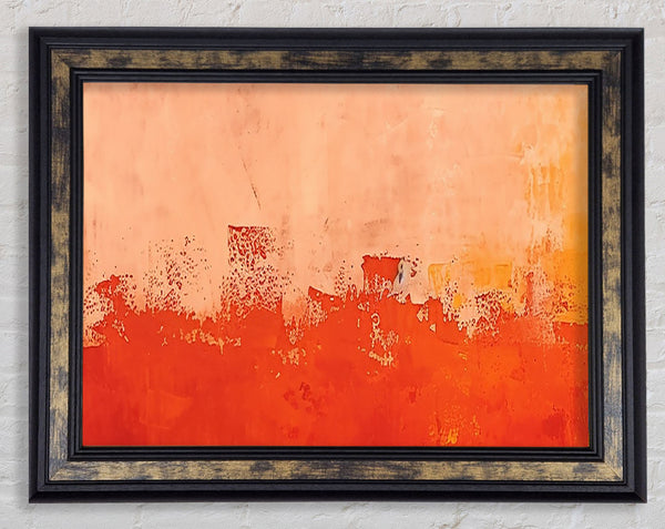 Sunset To Blues Framed Print