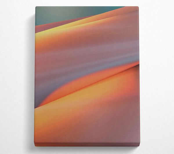  A Canvas Print of Orange Gradient Abstract Canvas Wall Art