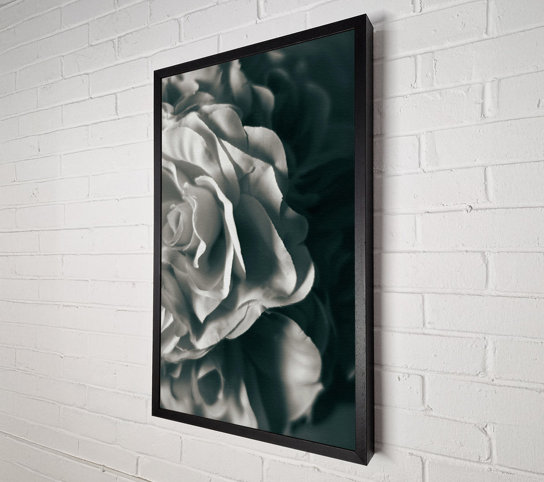  A Canvas Print of Soft White Layers Canvas Print