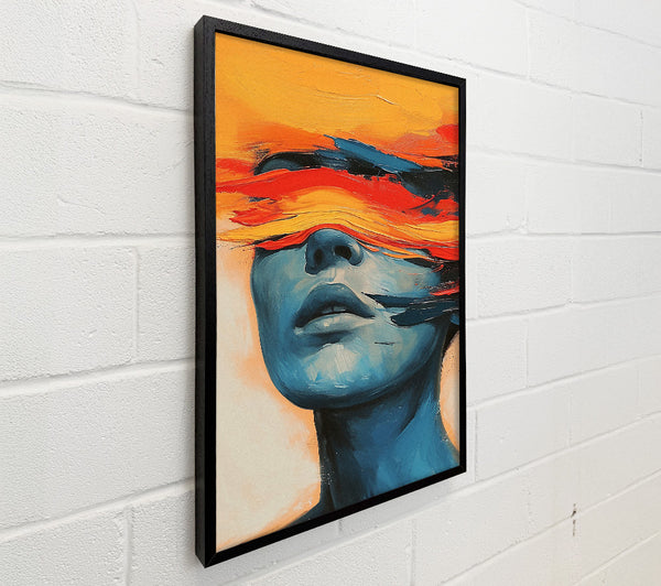 Surreal Brushstrokes Woman