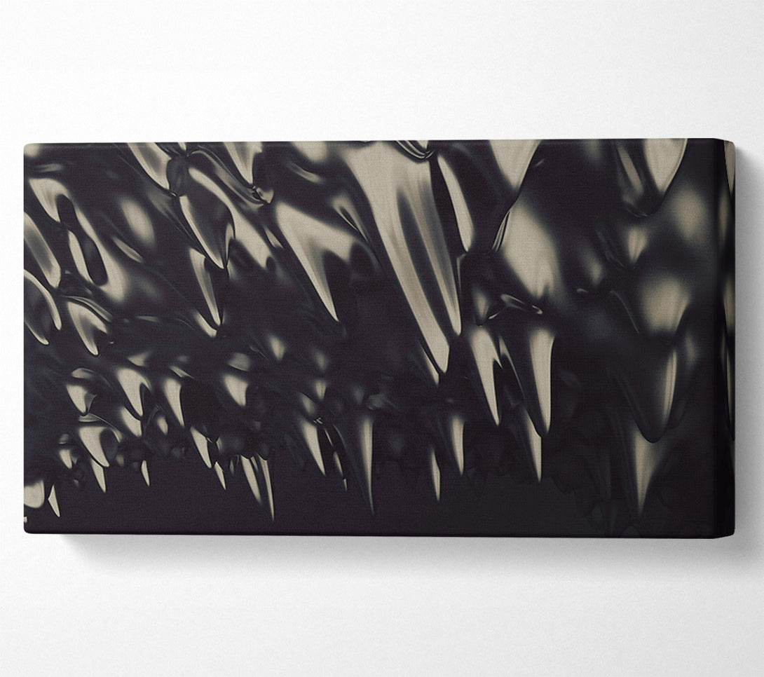  A Canvas Print of Black Liquid Drips Canvas Print