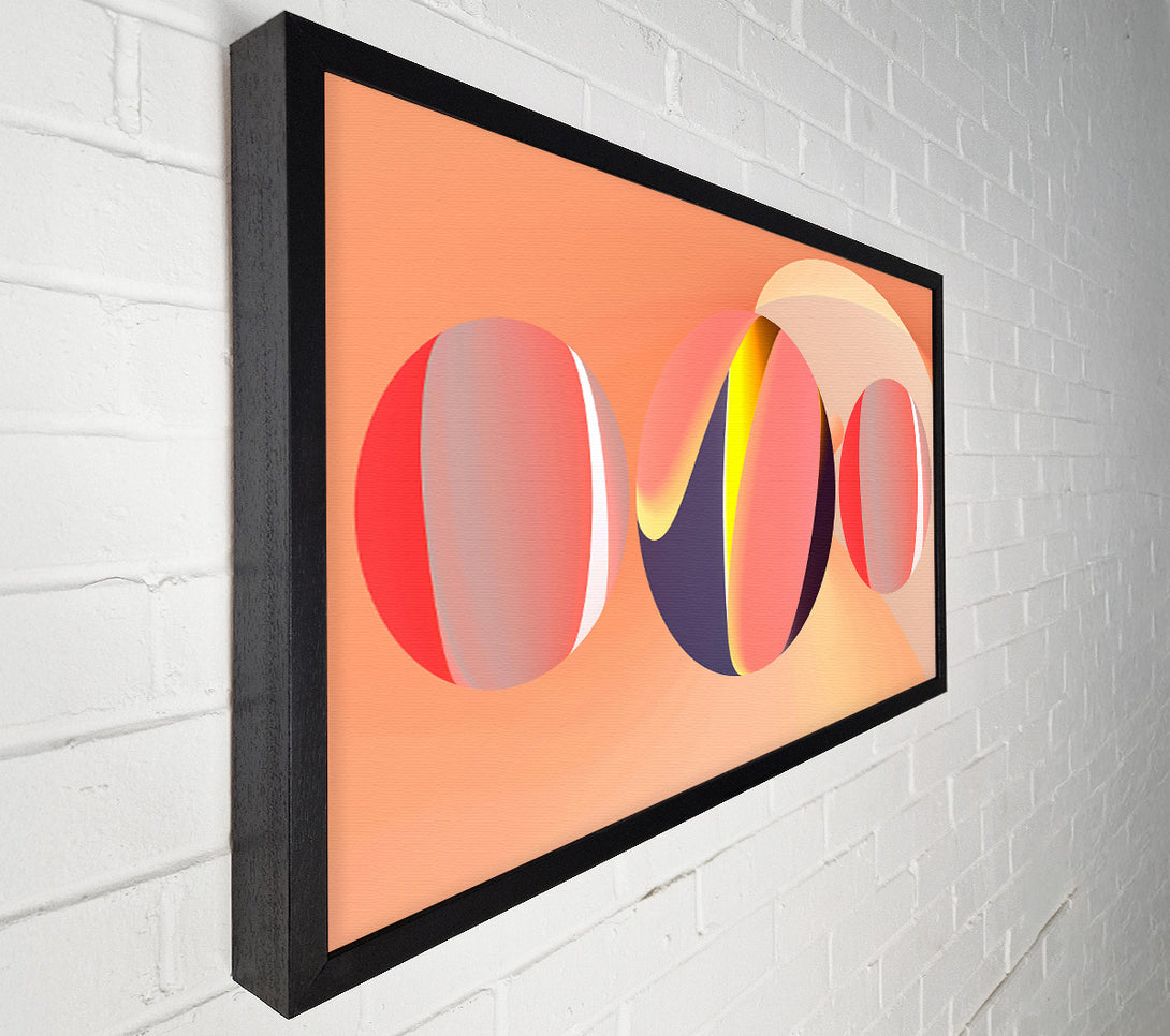  A Canvas Print of Coral Sphere Symphony Canvas Art