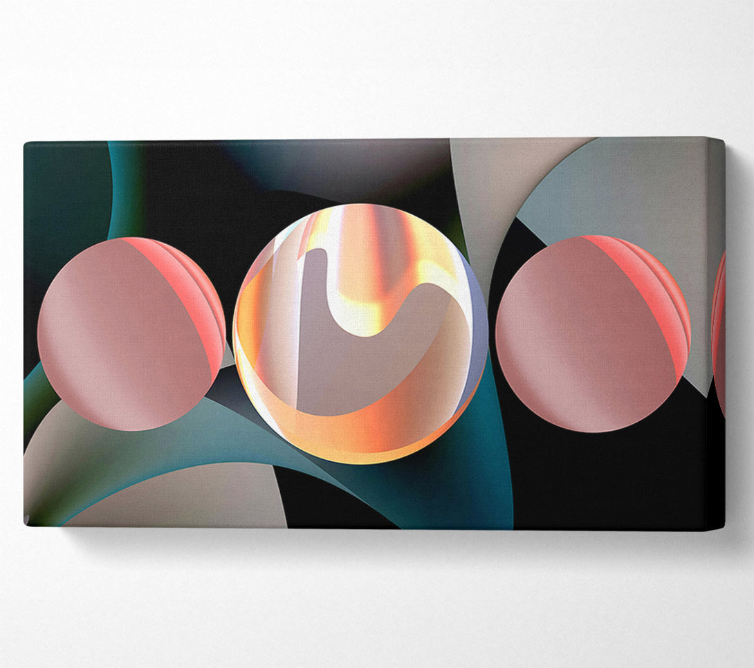  A Canvas Print of Amber Sphere Dreams Canvas Wall Art