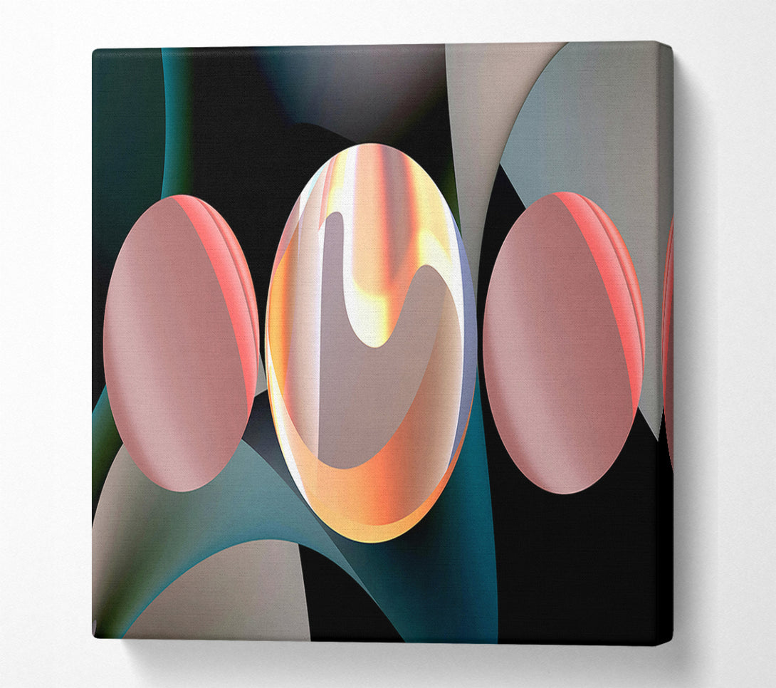  A Canvas Print of Amber Sphere Dreams Canvas Wall Art