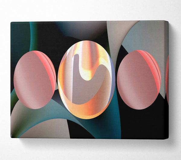  A Canvas Print of Amber Sphere Dreams Canvas Wall Art