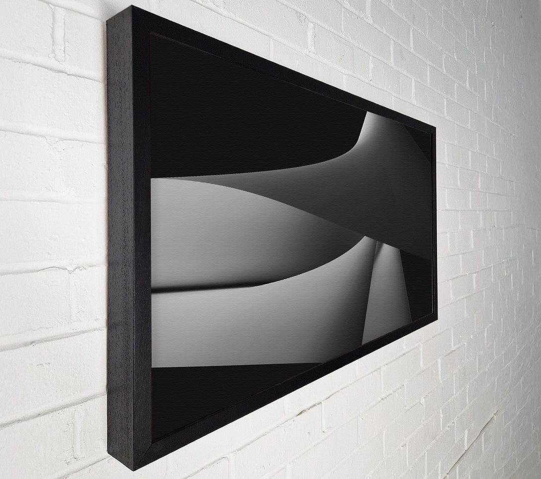  A Canvas Print of Silver Form And Shadow Canvas Print