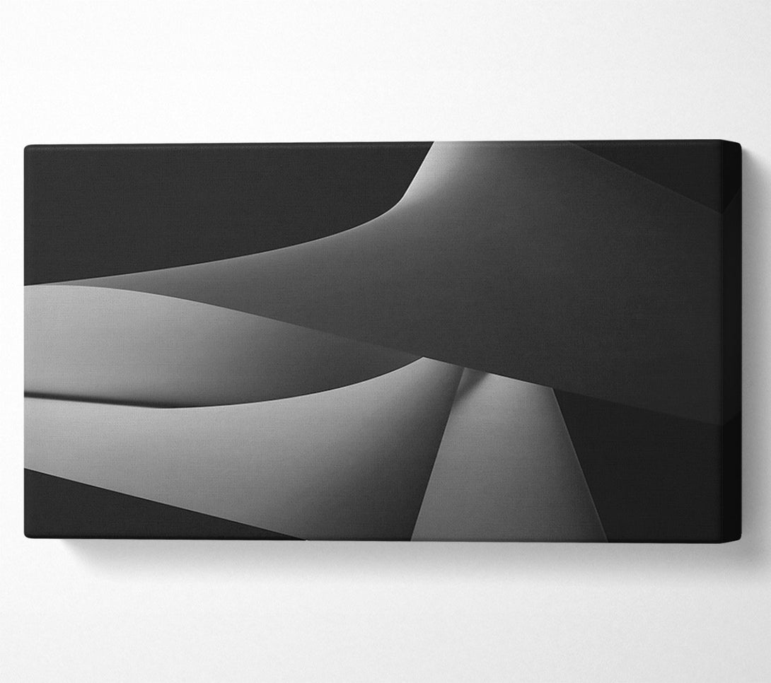  A Canvas Print of Silver Form And Shadow Canvas Print