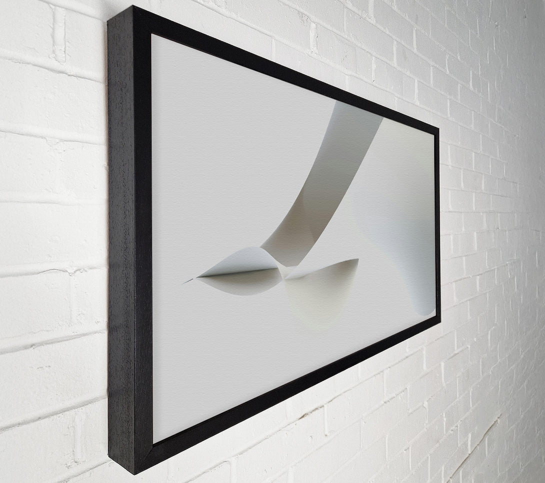  A Canvas Print of White Paper Sculpture Canvas Wall Art
