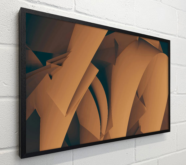 Tan Geometric Forms
