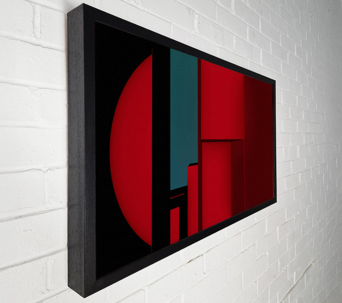  A Canvas Print of Crimson Recesses Canvas Art