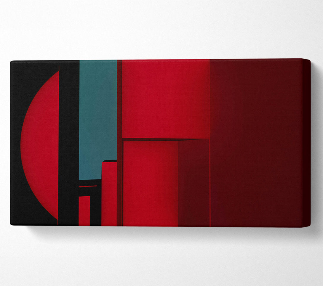  A Canvas Print of Crimson Recesses Canvas Art