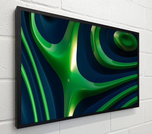 Emerald Abstract Waves