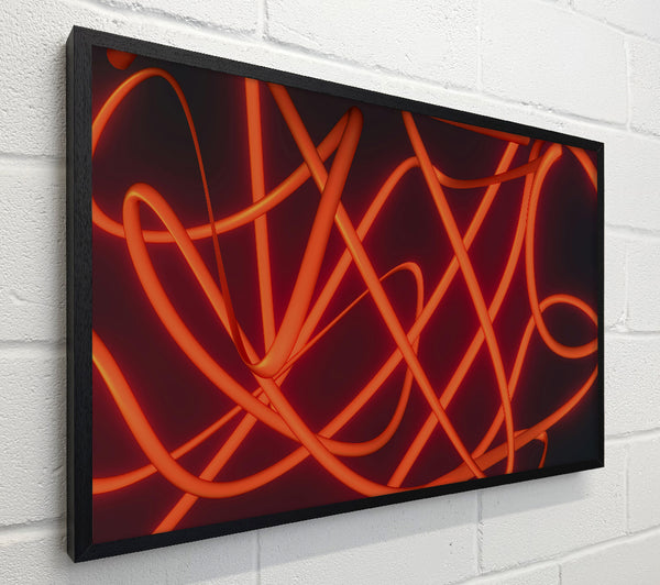 Crimson Intertwined Lines
