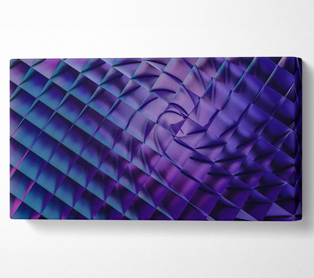  A Canvas Print of Indigo Tiled Dreams Canvas Wall Art