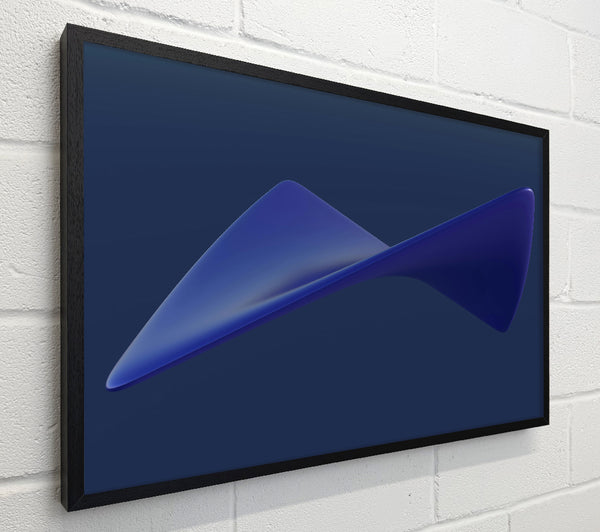 Indigo Abstract Form