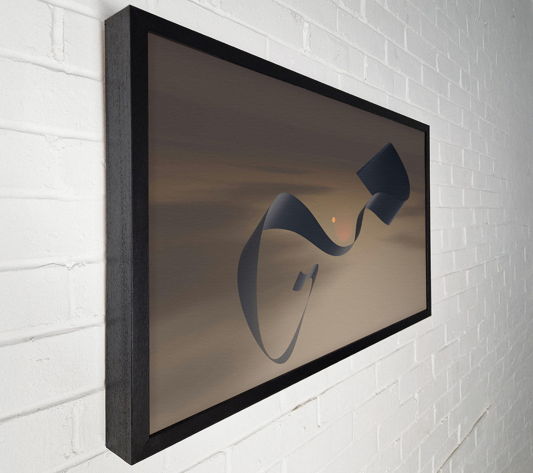  A Canvas Print of Indigo Ribbon Dance Canvas Art
