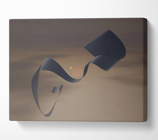  A Canvas Print of Indigo Ribbon Dance Canvas Art