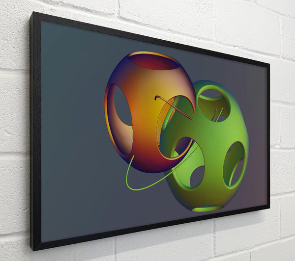 Orange Intertwined Spheres