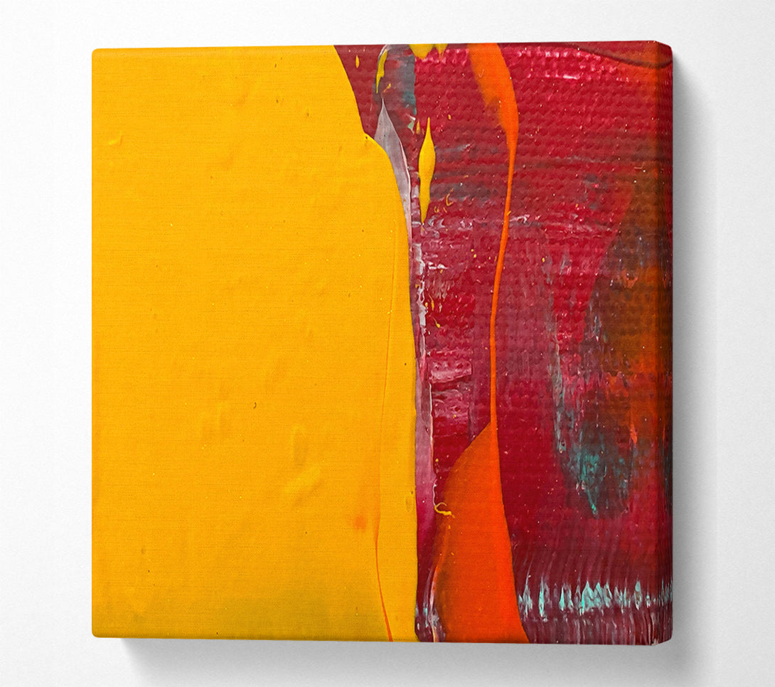  A Canvas Print of Golden Flame Dance Canvas Print