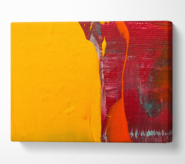  A Canvas Print of Golden Flame Dance Canvas Print