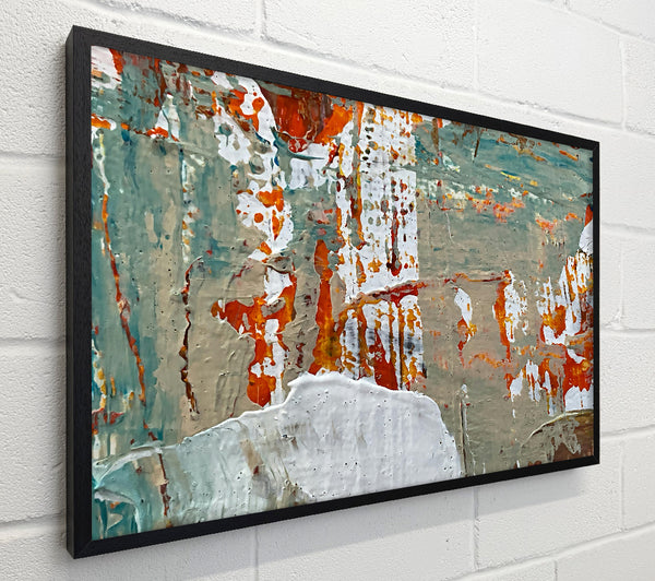 Orange & Grey Abstract