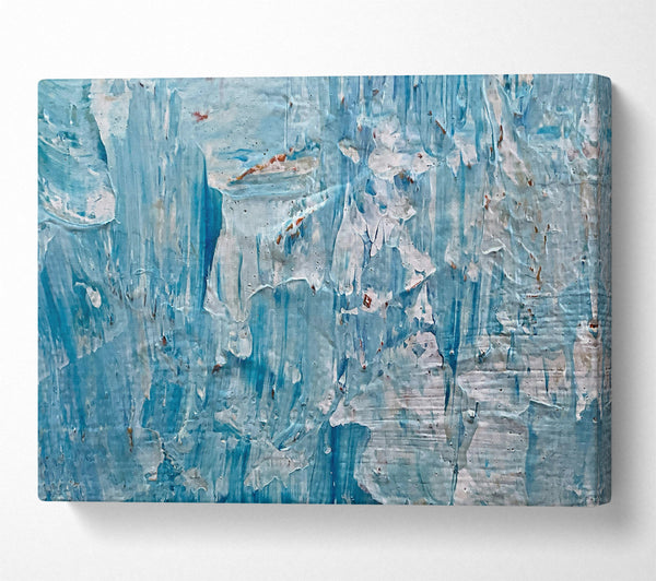  A Canvas Print of Sky Blue Abstract Canvas Wall Art