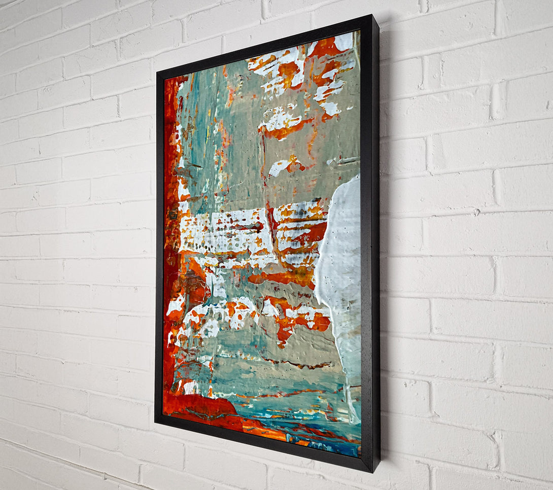  A Canvas Print of Orange Abstract Sky Canvas Art