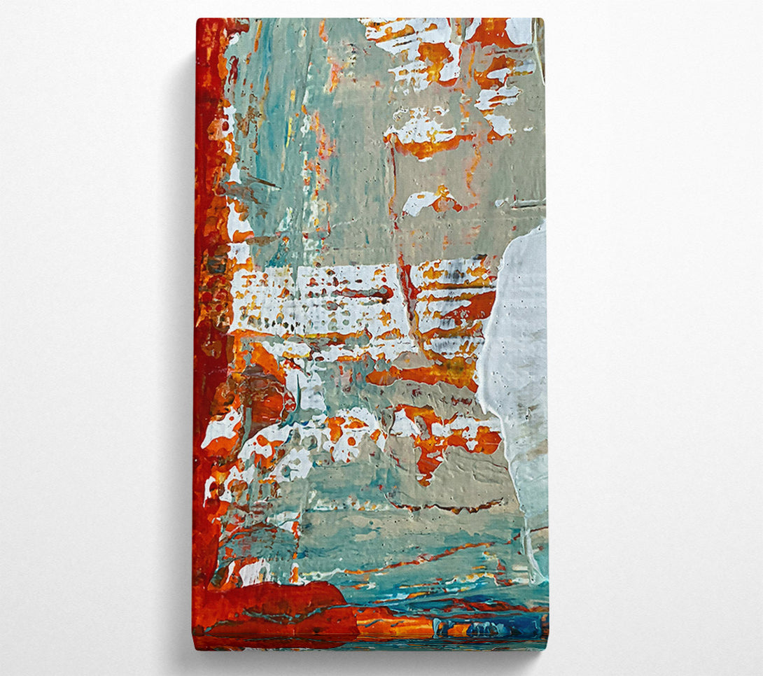  A Canvas Print of Orange Abstract Sky Canvas Art