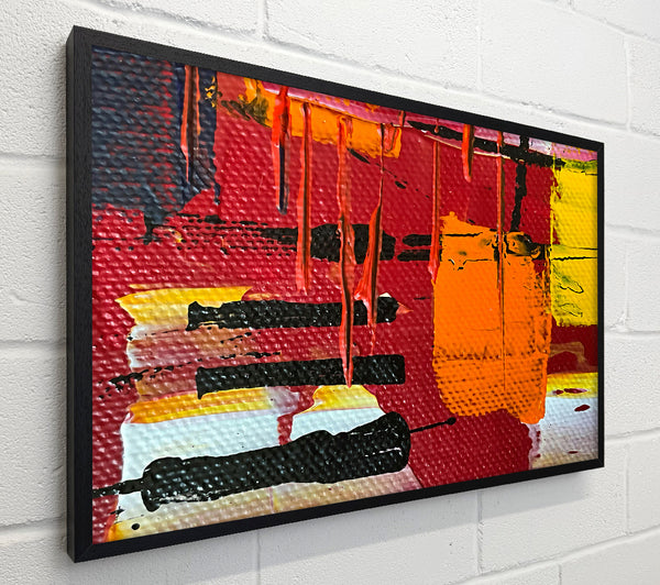 Crimson And Orange Drips