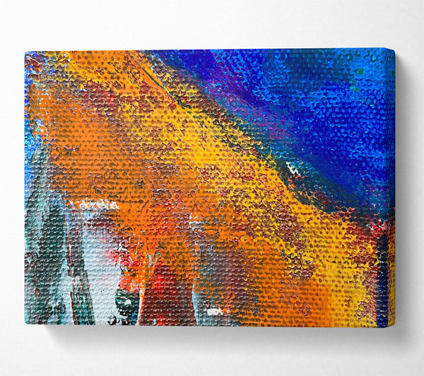  A Canvas Print of Golden Hues Of Dawn Canvas Wall Art