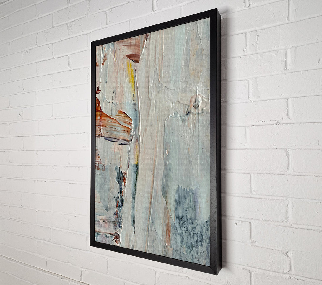  A Canvas Print of Grey Abstract Strokes Canvas Print
