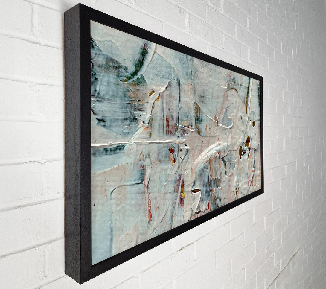  A Canvas Print of White Abstract Reflections Canvas Print