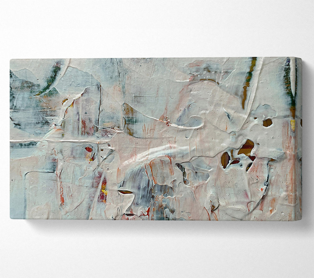  A Canvas Print of White Abstract Reflections Canvas Print