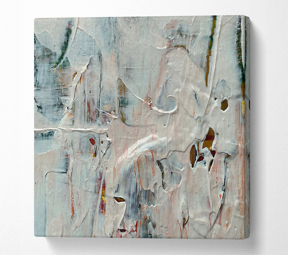  A Canvas Print of White Abstract Reflections Canvas Print