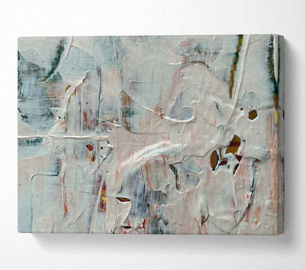  A Canvas Print of White Abstract Reflections Canvas Print