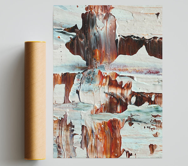 Faded Orange Landscape